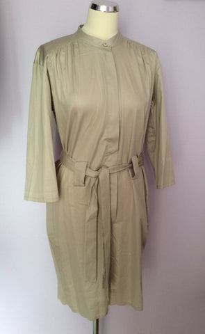French Connection Beige Belted Shorts Playsuit Size 10 - Whispers Dress Agency - Womens Jumpsuits & Playsuits - 1