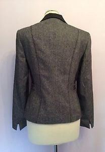 Gerry Weber Brown Wool Blend Jacket Size 10 - Whispers Dress Agency - Sold - 3