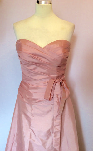 Mori Lee By Madeline Gardner Pink Bustier Top & Long Skirt Size 10 - Whispers Dress Agency - Womens Eveningwear - 2