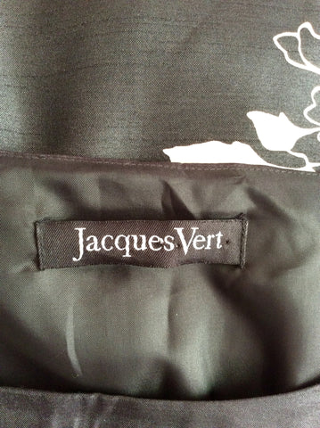 Jacques Vert Black & Ivory Floral Print Top & Skirt Size 10/12 - Whispers Dress Agency - Womens Suits & Tailoring - 7