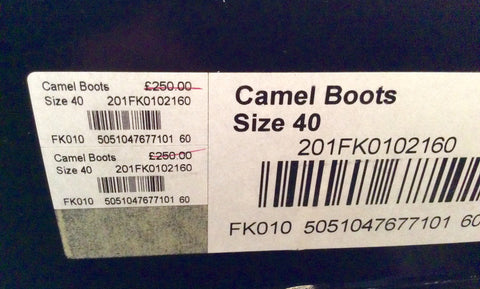 Karen Millen Camel Suede Knee Length Boots Size 7/40 - Whispers Dress Agency - Womens Boots - 8