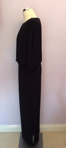 Brand New Star By Julien Macdonald Black Maxi Dress Size 12 - Whispers Dress Agency - Womens Dresses - 3