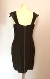All Saints Black Silk & Cotton Rogue Dress Size 14 - Whispers Dress Agency - Womens Dresses - 5