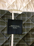 MAX MARA WEEKEND BEIGE QUILTED COAT SIZE 16 - Whispers Dress Agency - Sold - 5