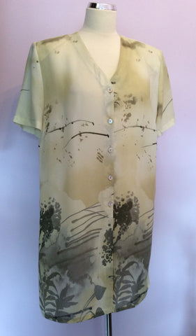 Jacques Vert Olive Green Long Jacket, Blouse & Trouser Suit Size 16 - Whispers Dress Agency - Sold - 2