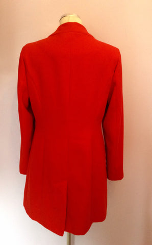 Marks & Spencer Poppy Red Coat Size 12 - Whispers Dress Agency - Sold - 6
