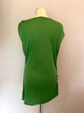 Velvet Green Scoop Neck Sleeveless Top Size L - Whispers Dress Agency - Sold - 2