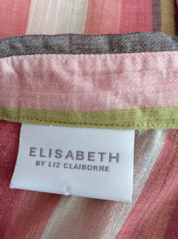 Elizabeth By Liz Claibourne Stripe Cotton Shirt Size 22 - Whispers Dress Agency - Sold - 3