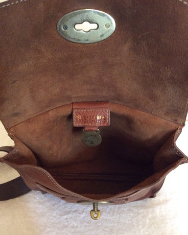 Mulberry Brown Leather Antony Cross Body Messenger Bag - Whispers Dress Agency - Sold - 9
