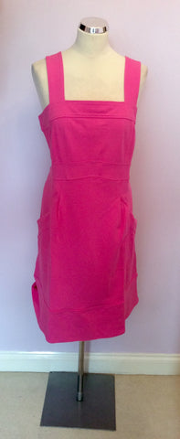 Brand New Landsend Pink Cotton Strappy Summer Dress Size 16 - Whispers Dress Agency - Womens Dresses - 1