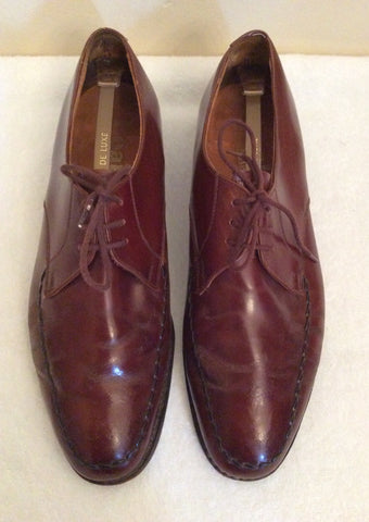 Loake Tan Brown All Leather Lace Up Shoes Size 9.5 /44 - Whispers Dress Agency - Mens Formal Shoes - 2