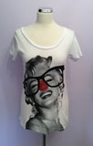 Stella McCartney For Comic Relief White Marilyn Monroe T Shirt Size S - Whispers Dress Agency - Sold - 1