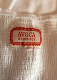 Avoca Anthology White Sleeveless Ruched Top Size L - Whispers Dress Agency - Sold - 4
