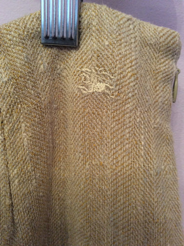 Burberry Natural / Beige Straight Skirt Size 44 UK 12 - Whispers Dress Agency - Sold - 2