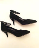 Brand New Carvela / Kurt Geiger Black Suede Ankle Strap Heels Size 7/40 - Whispers Dress Agency - Sold - 3