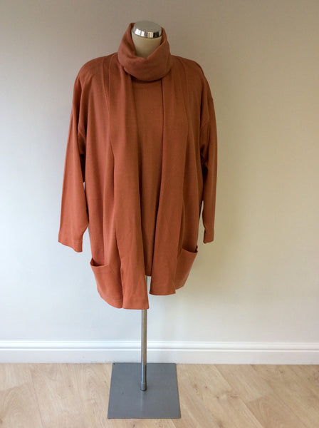 MARKS & SPENCER APRICOT WOOL JUMPER & CARDIGAN SIZE 14/16 - Whispers Dress Agency - Womens Knitwear - 1