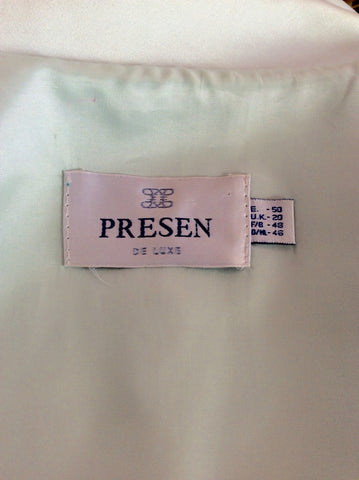 Presen De Luxe Light Mint Green Jacket,Top & Skirt Suit Size 20 - Whispers Dress Agency - Sold - 9