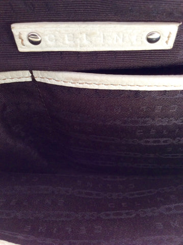 Celine White Leather & Blue/Grey Denim Bag - Whispers Dress Agency - Sold - 4