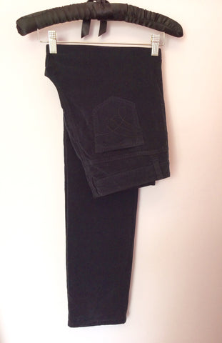 Oui Black Label Black Fine Cord Sienna Jegging UK 14 - Whispers Dress Agency - Sold - 3