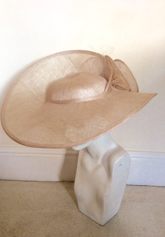 Brand New Fischers Natural Flower Trim Shaped Hat On Head Band - Whispers Dress Agency - Sold - 3