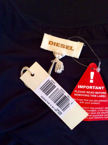 Brand New Diesel Black Deded Dress Size XL Approx 14 - Whispers Dress Agency - Sold - 4