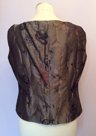 Presen De Luxe Brown Jacket, Top & Long Skirt Suit Size 14/16 - Whispers Dress Agency - Sold - 7