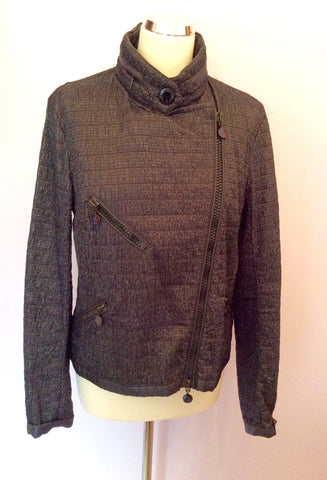 Moncler Black Smocked 'Glacier' Jacket Size 4/XL - Whispers Dress Agency - Sold - 4