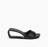 UNITED NUDE MÖBIUS BLACK LEATHER SLIP ON MULES SIZE 6.5/40 - Whispers Dress Agency - Sold - 3