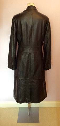 Planet Black Soft Leather Zip Up Coat Size 10 - Whispers Dress Agency - Womens Coats & Jackets - 4