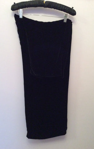 Kaliko Black Velvet Trousers Size 16 - Whispers Dress Agency - Sold - 1