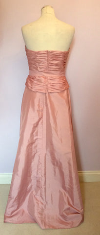 Mori Lee By Madeline Gardner Pink Bustier Top & Long Skirt Size 10 - Whispers Dress Agency - Womens Eveningwear - 4