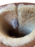 UGG TAN BROWN SHEEPSKIN CLASSIC SHORT BOOTS SIZE 6/39 - Whispers Dress Agency - Sold - 6