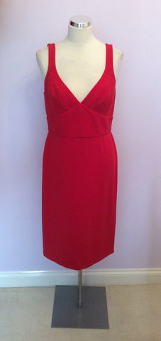 BRAND NEW MAX MARA RED DRESS & JACKET SUIT SIZE 14 - Whispers Dress Agency - Sold - 5