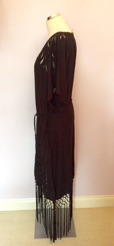 NEW MONSOON BLACK KAFTAN/ SUNDRESS SIZE L - Whispers Dress Agency - Sold - 2