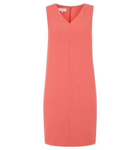 Brand New Hobbs Hibiscus Pink Oxbridge Dress Size 12 - Whispers Dress Agency - Womens Dresses - 1