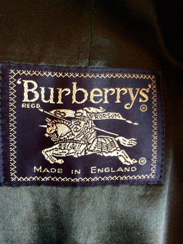 Burberry Dark Blue Wool & Alpaca Coat Size L - Whispers Dress Agency - Mens Coats & Jackets - 8