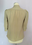 Mulberry Beige Pussy Bow Tie Blouse Size 8 - Whispers Dress Agency - Womens Shirts & Blouses - 3