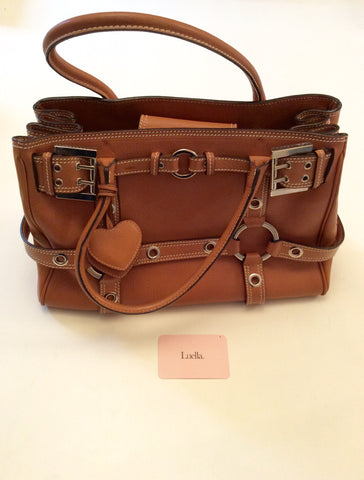 Luella Tan Leather Gisele Tote Bag - Whispers Dress Agency - Handbags - 2