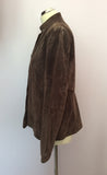 Lakeland Brown Suede Jacket Size 14 - Whispers Dress Agency - Womens Coats & Jackets - 2