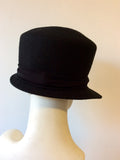 BITTE KAI RAND BLACK WOOL HAT - Whispers Dress Agency - Womens Formal Hats & Fascinators - 3