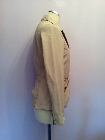 Massimo Dutti Beige Jacket Size S - Whispers Dress Agency - Womens Coats & Jackets - 2