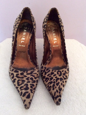 Daniel Leopard Print Heels Size 4/37 - Whispers Dress Agency - Sold - 2
