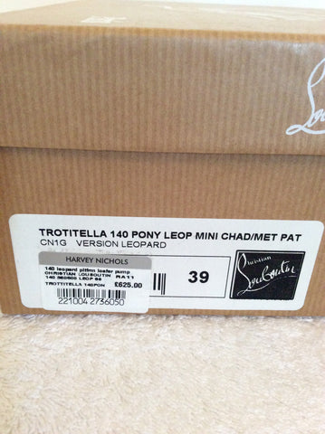 Christian Louboutin Leopard Print Platform Heels Size 6/39 - Whispers Dress Agency - Sold - 8