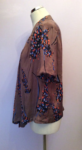 Great Plains Brown Print Top/Jacket & Long Skirt Size M, UK 16 - Whispers Dress Agency - Womens Suits & Tailoring - 3