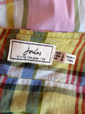 Joules Pink & Green Check Cotton Halterneck Dress Size 14 - Whispers Dress Agency - Womens Dresses - 4