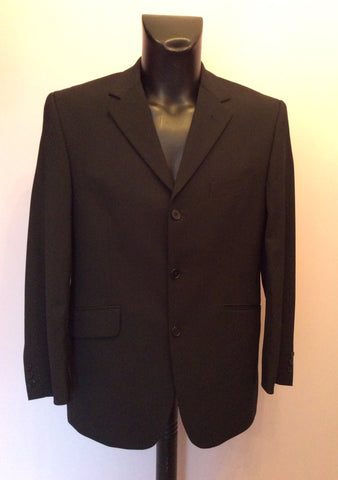 Karl Jackson Black Suit Jackson Size 40" Short - Whispers Dress Agency - Mens Suits & Tailoring - 1