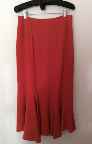 Kaliko Terracotta Jacket & Long Skirt Suit Size 10 - Whispers Dress Agency - Womens Suits & Tailoring - 7