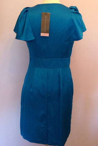Brand New Marks & Spencer Blue Silk Blend Dress Size 12 - Whispers Dress Agency - Womens Dresses - 3