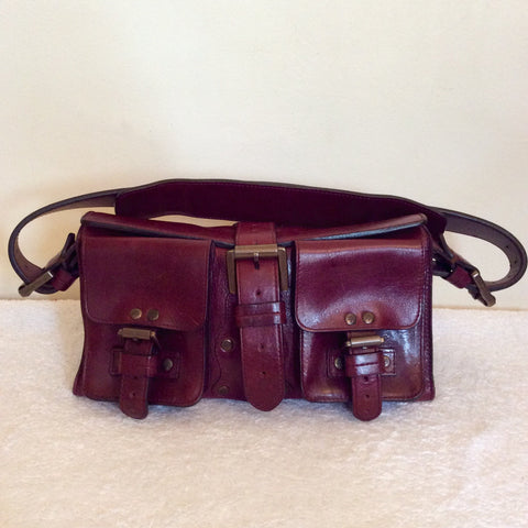 Mulberry Ox Blood Leather Blenheim Bag - Whispers Dress Agency - Shoulder Bags - 1
