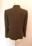 Précis Petite Dark Green Wool Blend Jacket Size 14 - Whispers Dress Agency - Womens Coats & Jackets - 3